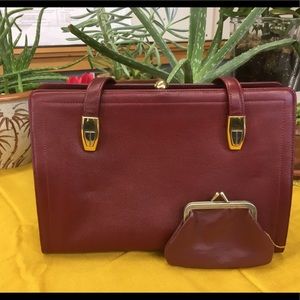 RARE Like New Vintage Koret Bag w Attch Coin Purse